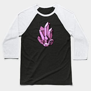 Pink crystals Baseball T-Shirt